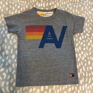 Kids Aviator Nation T shirt grey size 4